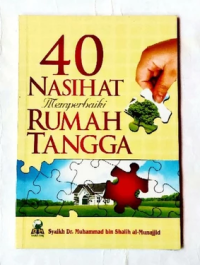 Image of 40 Nasihat Memperbaiki Rumah Tangga