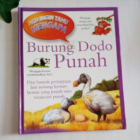 Image of Aku Ingin Tahu Mengapa Burung Dodo Punah