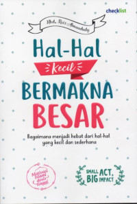 Image of Hal-Hal Kecil Bermakna Besar