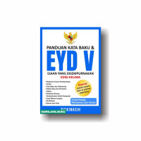 Image of Panduan kata baku & EYD V ejaan yang disempurnakan