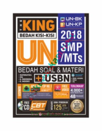 Image of The King Bedah Tuntas Kisi-kisi UN SMP/MTs 2018